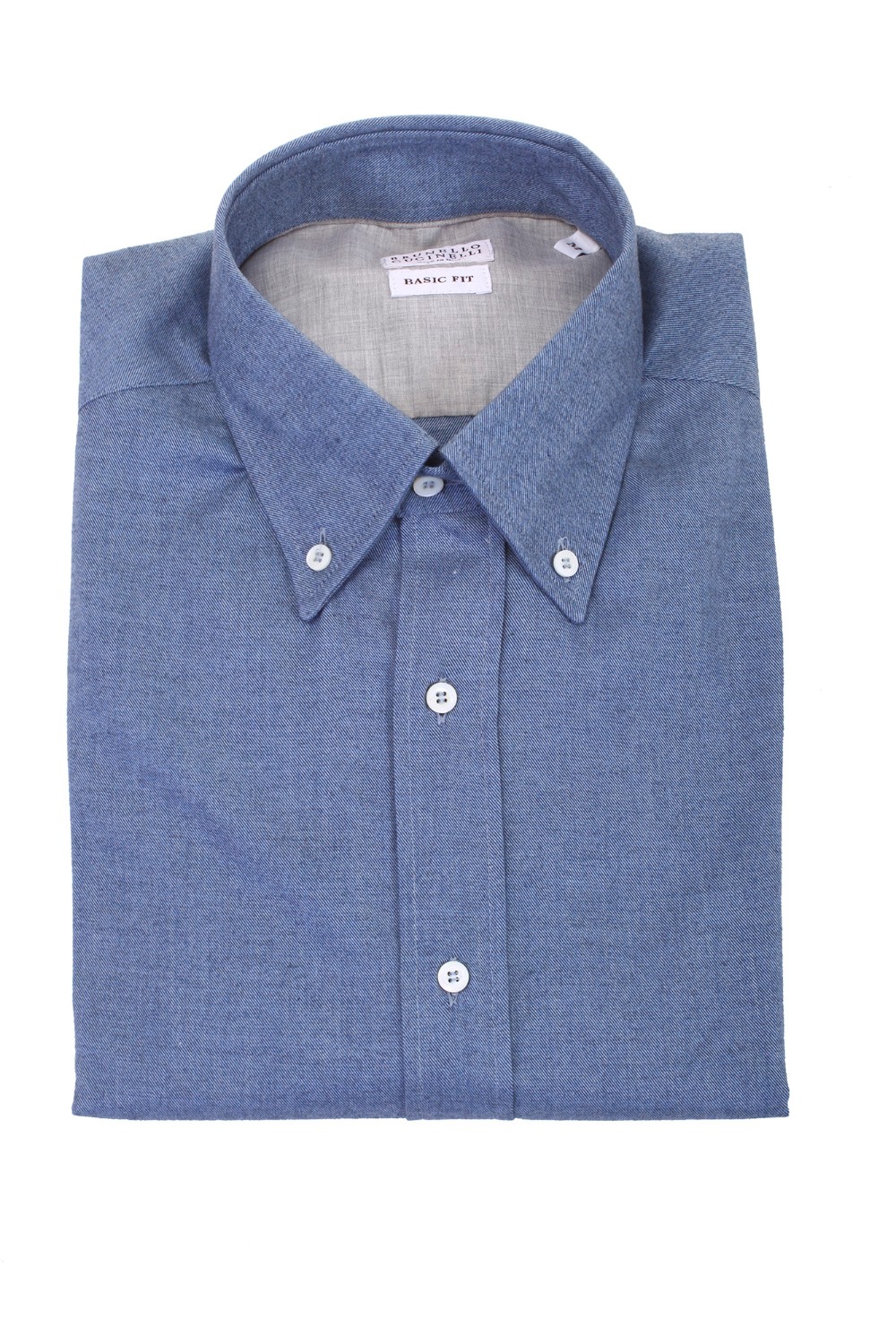 shop BRUNELLO CUCINELLI  Camicia: Brunello Cucinelli camicia in cotone.
Colletto button down.
Composizione: 100% Cotone. 
Fabbricato in Italia.. MA7520038-C017 number 9238162
